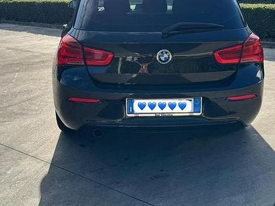 Usata BMW 118 Sport Line 150 CV (110 kW) 2018 Nero Utilitaria