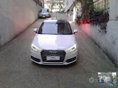 Usata Audi A1 Sportback Design 90 CV (66 kW) 2015 Bianco Utilitaria