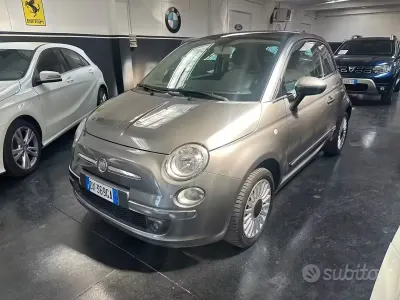 Usata Fiat 500 Lounge 69 CV (50 kW) 2009 Grigio Cabrio