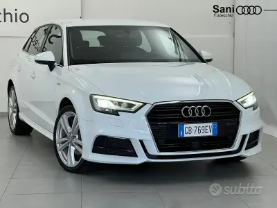 Usata Audi A3 Admired 116 CV (85 kW) 2020 Bianco Berlina