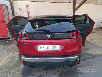 Usata Peugeot 3008 131 CV (96 kW) 2019 Rosso Monovolume