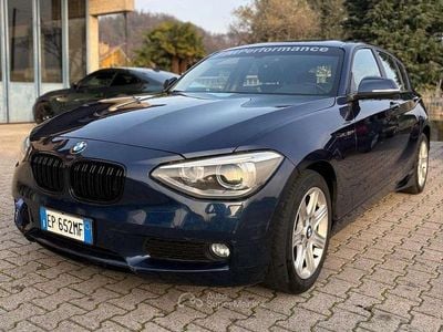 Usata BMW 114 95 CV (69 kW) 2012 Blu/azzurro Utilitaria