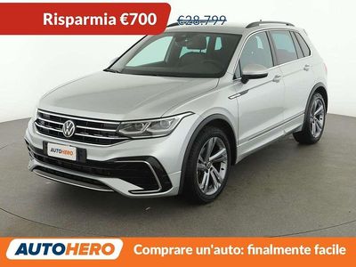 Usata VW Tiguan R-line 150 CV (110 kW) 2021 Argento SUV