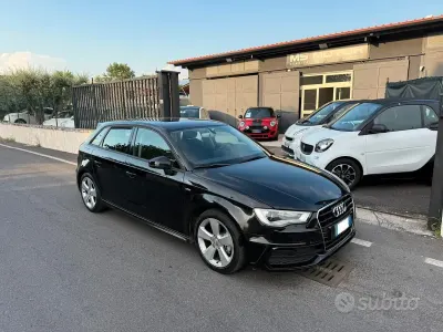 Usata Audi A3 S-Line 110 CV (80 kW) 2015 Nero Berlina
