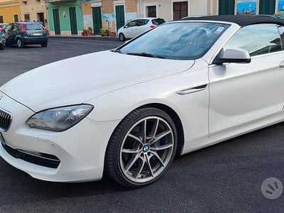 Begagnad BMW 640 Cabriolet 313 HK (230 kW) 2012 Vit Cab
