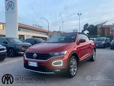 Usata VW T-Roc Cabriolet Style 150 CV (110 kW) 2020 Rosso Cabrio