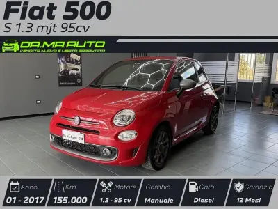 Usata Fiat 500 S 95 CV (69 kW) 2017 Rosso Berlina