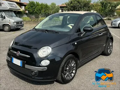 Usata Fiat 500C Rock 69 CV (50 kW) 2011 Nero Cabrio