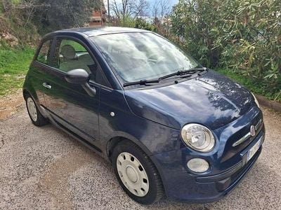 Usata Fiat 500 Pop 69 CV (50 kW) 2009 Blu/azzurro Cabrio