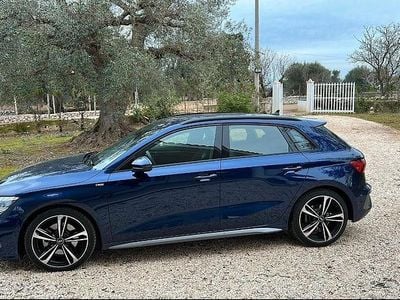 Usata Audi A3 S-Line 150 CV (110 kW) 2021 Blu Berlina