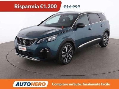 Usata Peugeot 5008 GT-line 131 CV (96 kW) 2018 Blu SUV