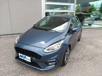 Usata Ford Fiesta ST-Line 86 CV (63 kW) 2018 Blu/azzurro Utilitaria