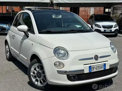 Usata Fiat 500 Lounge 69 CV (50 kW) 2008 Bianco Berlina