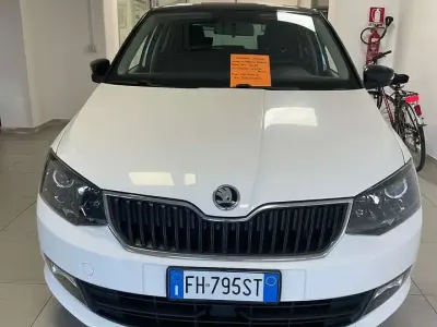 Brugt Skoda Fabia Design Edition 90 HK (66 kW) 2017 Hvid Sedan