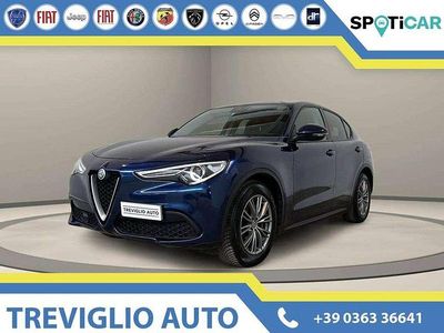 Usata Alfa Romeo Stelvio Business 160 CV (117 kW) 2019 Blu / metallizzato SUV