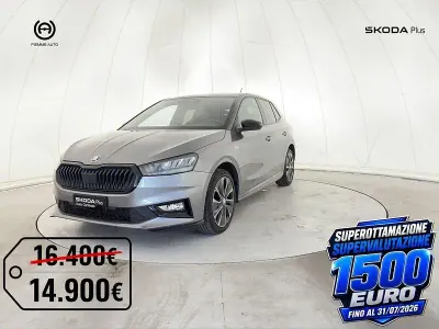 Usata Skoda Fabia Monte Carlo 95 CV (69 kW) 2023 Grigio tetto nero Utilitaria