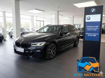 Usata BMW 520 M Sport 190 CV (139 kW) 2020 Blu/azzurro Station wagon