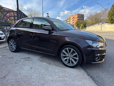 Usata Audi A1 Ambition 90 CV (66 kW) 2014 Marrone Utilitaria