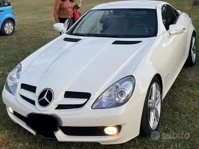 Usata Mercedes SLK200 184 CV (135 kW) 2008 Bianco Cabrio