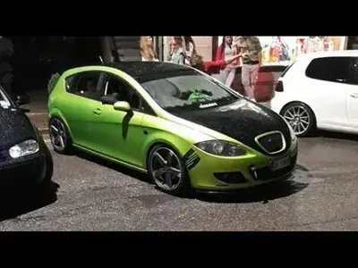 Usata Seat Leon 105 CV (77 kW) 2007 Verde Coupé