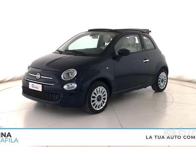 Usata Fiat 500C Lounge 69 CV (50 kW) 2020 Blu Cabrio