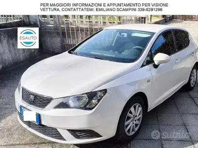 Usata Seat Ibiza SOL 75 CV (55 kW) 2017 Bianco Berlina