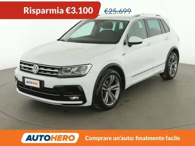 Usata VW Tiguan Sportline 150 CV (110 kW) 2019 Bianco SUV