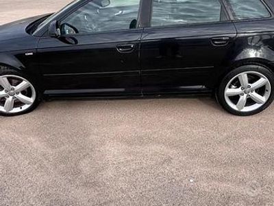 Usata Audi A3 S-Line 150 CV (110 kW) 2009 Nero Utilitaria