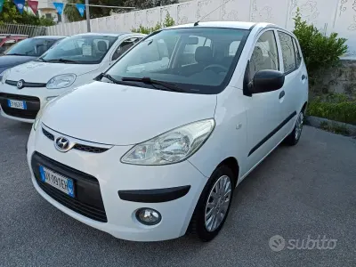 Usata Hyundai i10 Active 64 CV (47 kW) 2009 Bianco Utilitaria