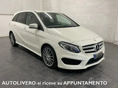 Usata Mercedes B180 Premium 109 CV (80 kW) 2016 Bianco Monovolume