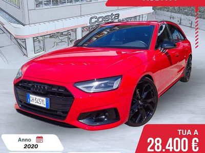 Usata Audi A4 S-Line 163 CV (119 kW) 2020 Rosso Station wagon