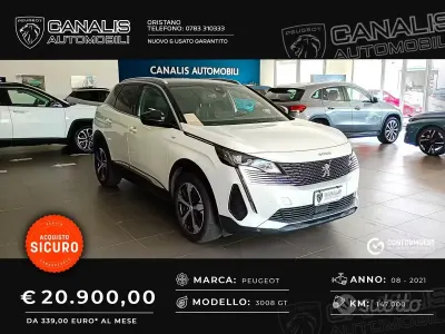 Usata Peugeot 3008 GTi 131 CV (96 kW) 2021 Bianco SUV
