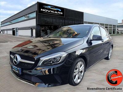 Usata Mercedes A180 Premium 109 CV (80 kW) 2018 Nero notte Berlina