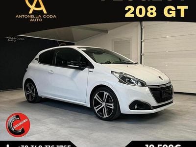 Usata Peugeot 208 GT-line 100 CV (73 kW) 2016 Bianco Utilitaria