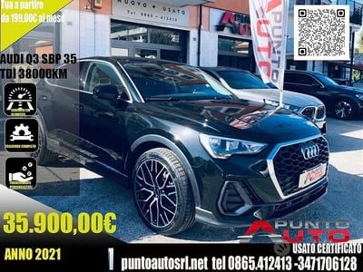 Usata Audi Q3 Sportback Business 150 CV (110 kW) 2021 Nero SUV
