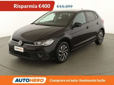 Usata VW Polo Life 95 CV (69 kW) 2023 Nero Utilitaria