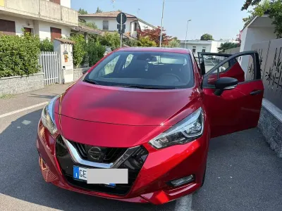 Usata Nissan Micra Visia 71 CV (52 kW) 2019 Rosso Utilitaria