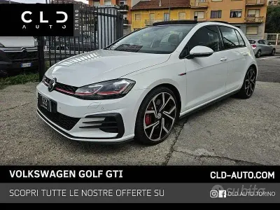 Usata VW Golf VII GT 245 CV (180 kW) 2019 Bianco Berlina