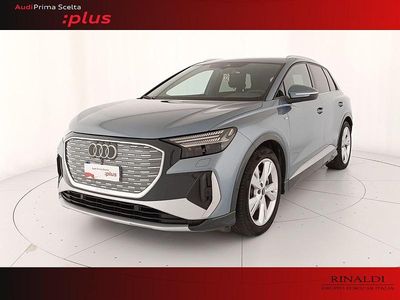 Usata Audi Q4 e-tron S-Line 69 kW (95 CV) 2022 Blu geyser metallizzato SUV