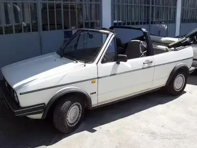 Usata VW Golf Cabriolet 73 CV (53 kW) 1987 Bianco Cabrio