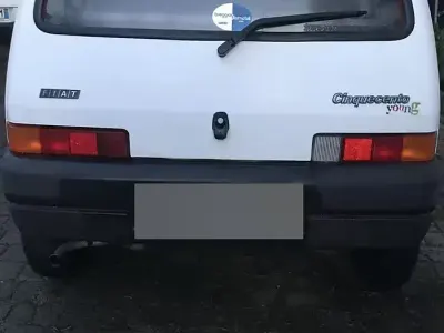 Usata Fiat Cinquecento Young 39 CV (28 kW) 1997 Bianco Utilitaria