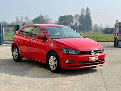 Usata VW Polo Trendline 65 CV (47 kW) 2018 Rosso Utilitaria