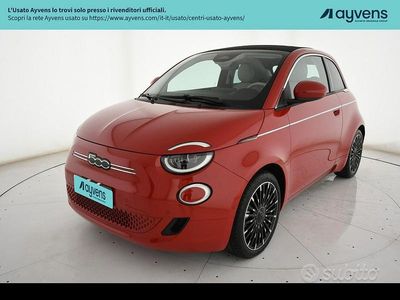 Nuova Fiat 500e La Prima 86 kW (118 CV) 2025 Rosso Cabrio