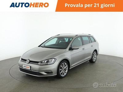 Usata VW Golf VII Highline 115 CV (84 kW) 2017 Grigio Station wagon