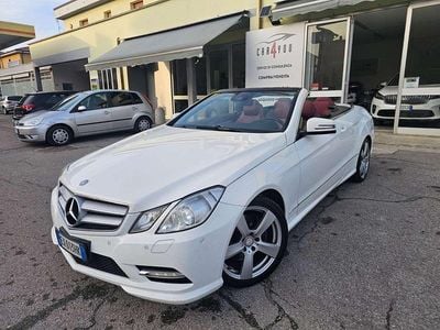 Usata Mercedes E220 Premium 170 CV (125 kW) 2014 Bianco Cabrio