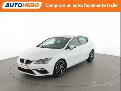 Usata Seat Leon FR 150 CV (110 kW) 2018 Bianco Berlina