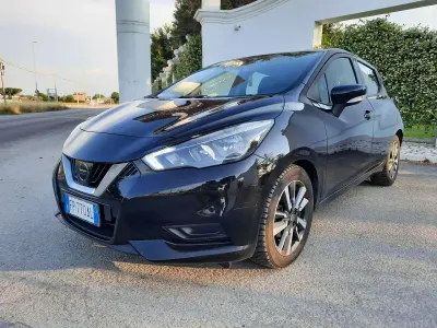 Usata Nissan Micra Acenta 90 CV (66 kW) 2018 Nero Utilitaria