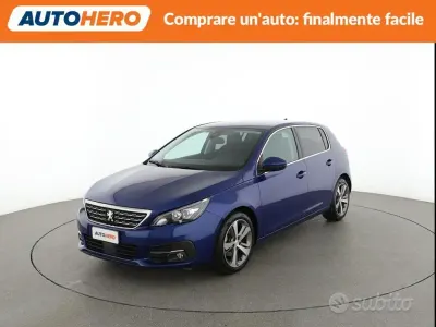 Usata Peugeot 308 Allure 131 CV (96 kW) 2019 Blu Berlina