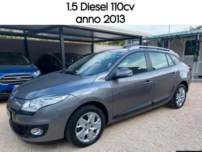 Usata Renault Mégane GrandTour 110 CV (80 kW) 2013 Grigio Station wagon