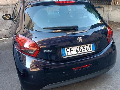 Usata Peugeot 208 100 CV (73 kW) 2016 Blu Utilitaria